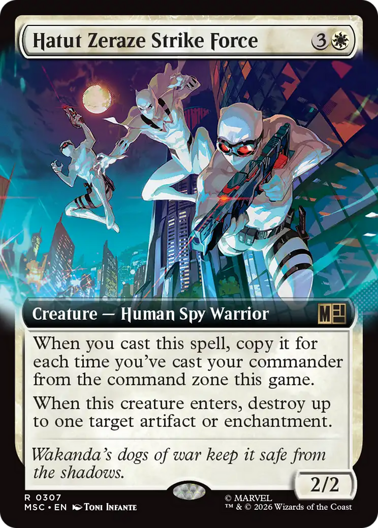 Hatut Zeraze Strike Force (Extended Art) [Marvel Super Heroes Commander] | Shuffle n Cut Hobbies & Games