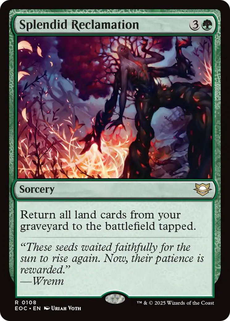 Splendid Reclamation [Edge of Eternities Commander] | Shuffle n Cut Hobbies & Games