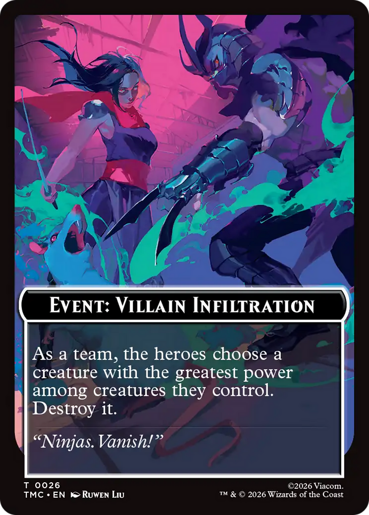 Event: Villain Infiltration [Teenage Mutant Ninja Turtles Commander Tokens] | Shuffle n Cut Hobbies & Games