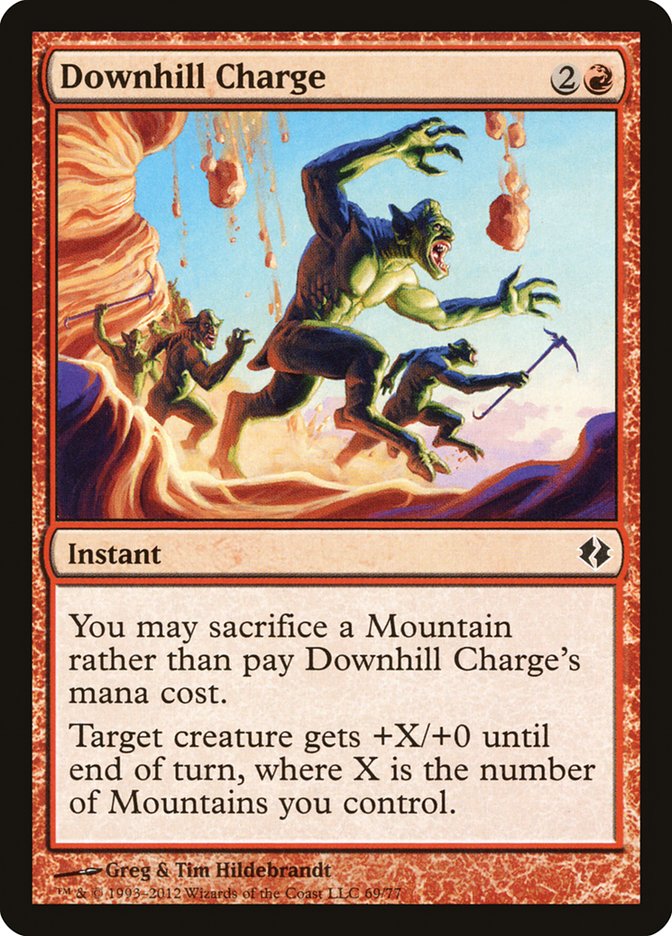 Downhill Charge [Duel Decks: Venser vs. Koth] | Shuffle n Cut Hobbies & Games