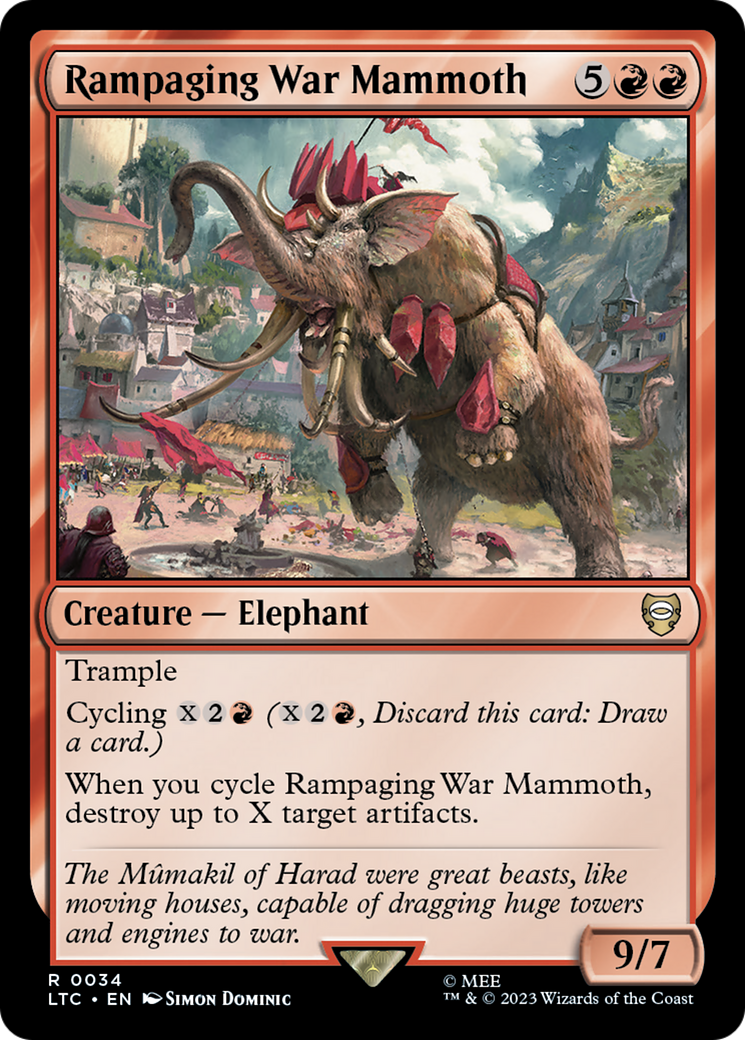Rampaging War Mammoth [The Lord of the Rings: Tales of Middle-Earth Commander] | Shuffle n Cut Hobbies & Games