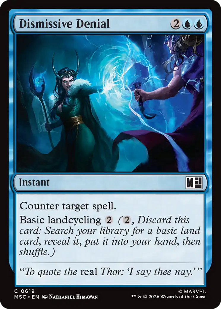 Dismissive Denial [Marvel Super Heroes Commander] | Shuffle n Cut Hobbies & Games