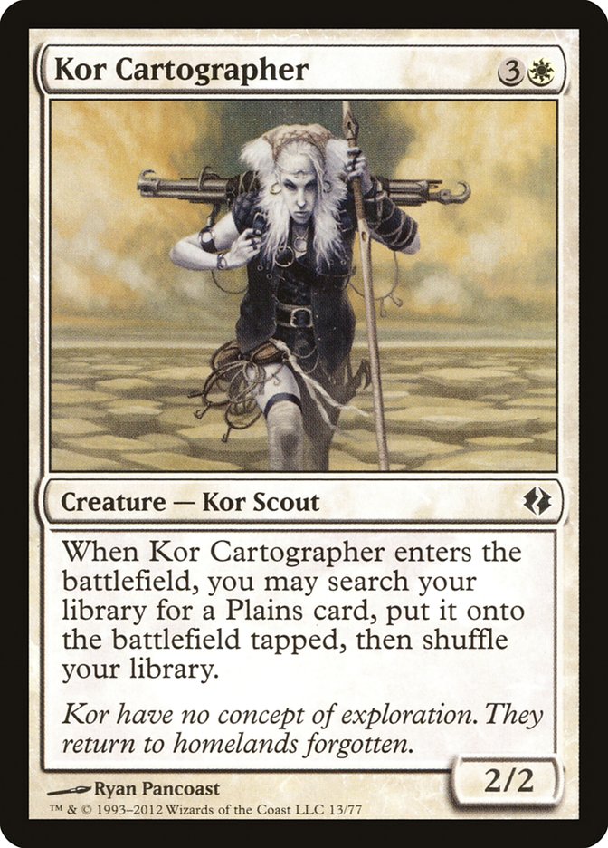 Kor Cartographer [Duel Decks: Venser vs. Koth] | Shuffle n Cut Hobbies & Games
