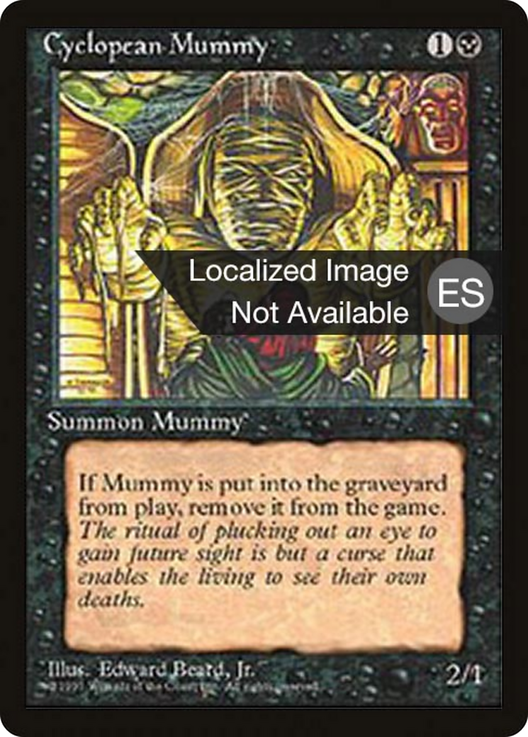 Cyclopean Mummy [Fourth Edition Foreign Black Border] | Shuffle n Cut Hobbies & Games