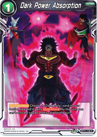 Dark Power Absorption (BT11-149) [Vermilion Bloodline 2nd Edition] | Shuffle n Cut Hobbies & Games