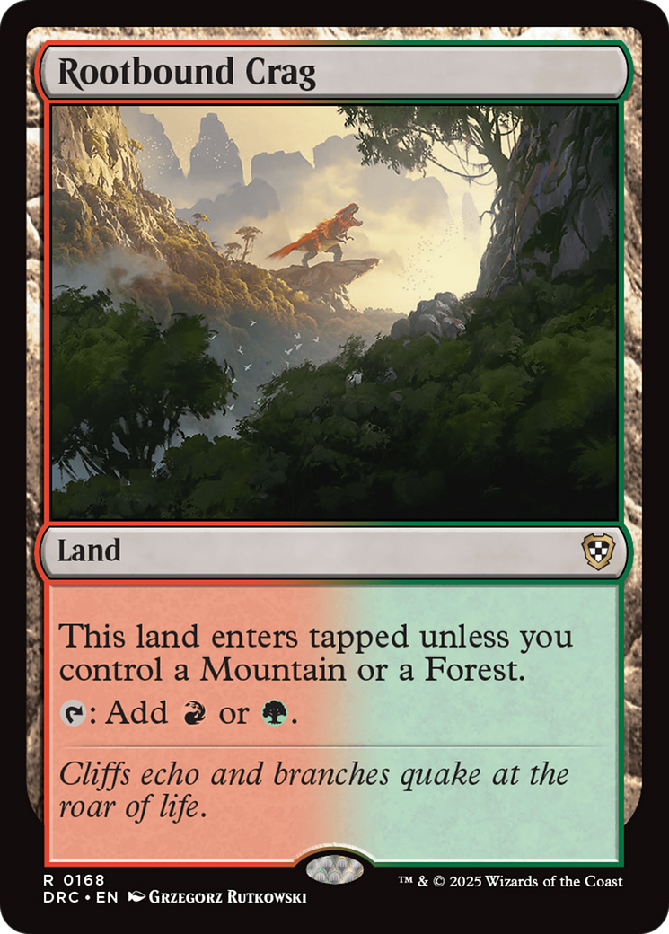 Rootbound Crag [Aetherdrift Commander] | Shuffle n Cut Hobbies & Games