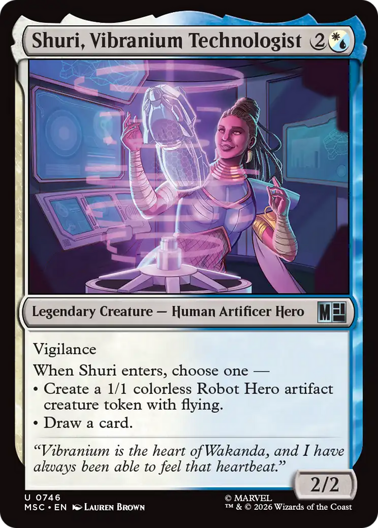 Shuri, Vibranium Technologist [Marvel Super Heroes Commander] | Shuffle n Cut Hobbies & Games
