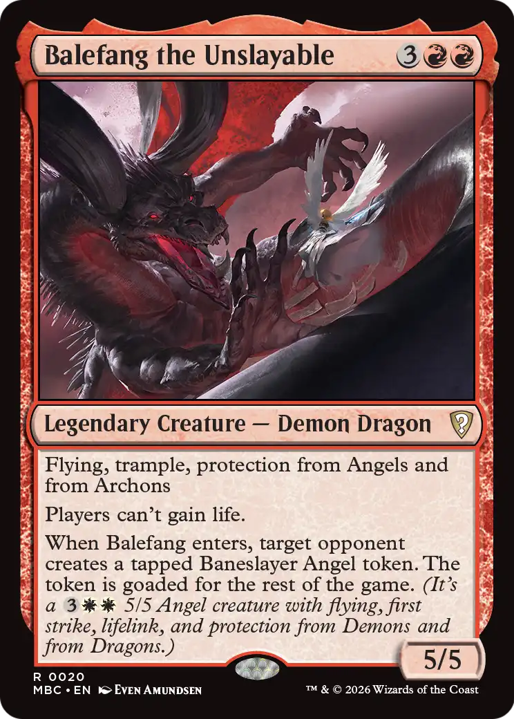 Balefang the Unslayable [Mystery Booster: Commander Edition] | Shuffle n Cut Hobbies & Games