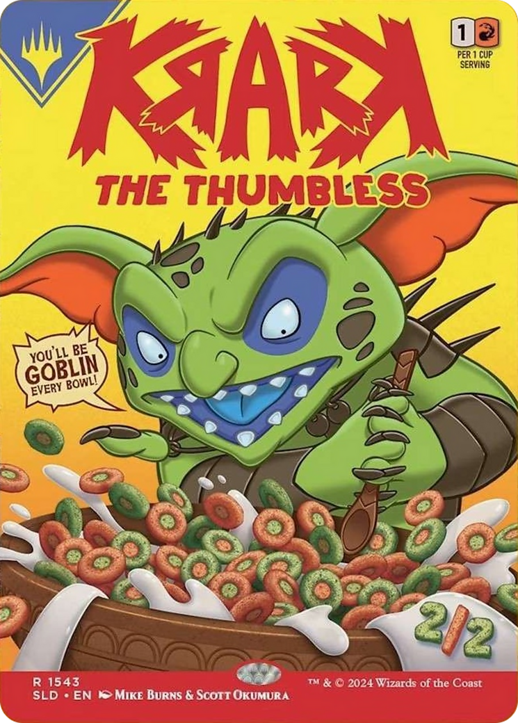 Krark, the Thumbless (Rainbow Foil) [Secret Lair Drop Series] | Shuffle n Cut Hobbies & Games