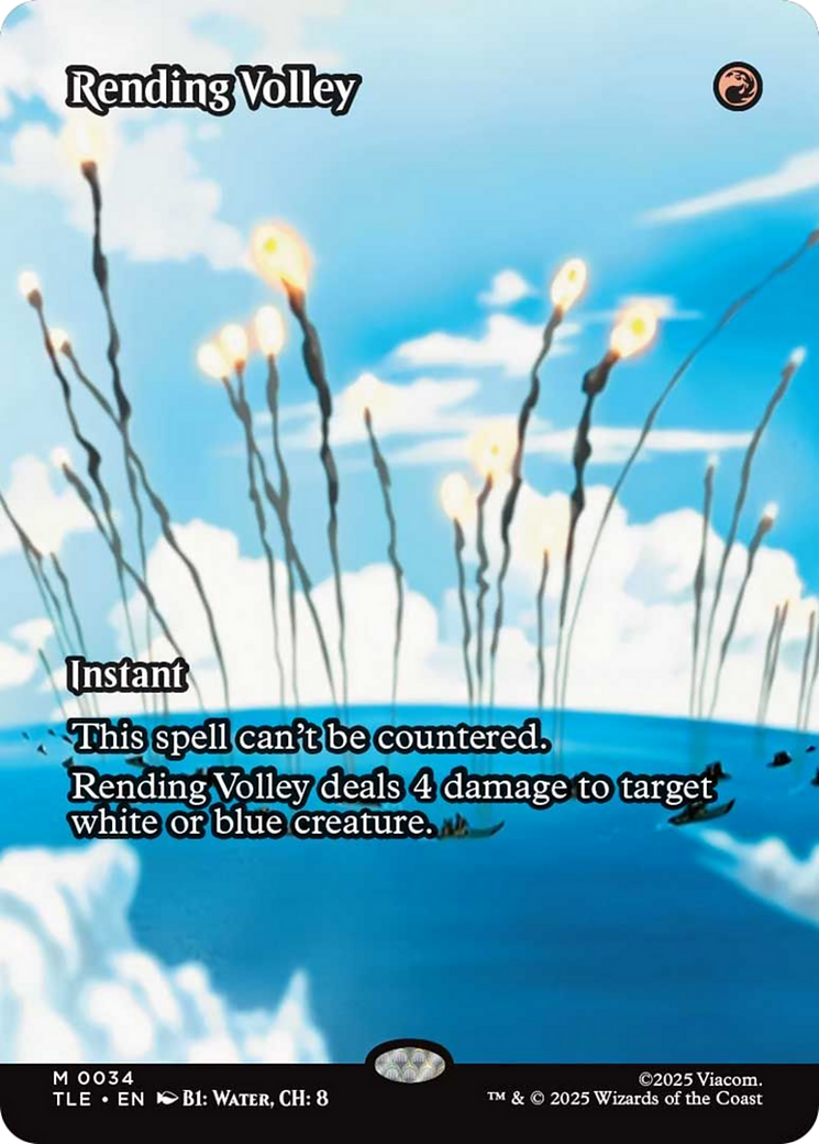 Rending Volley (Borderless) [Avatar: The Last Airbender: Eternal-Legal] | Shuffle n Cut Hobbies & Games