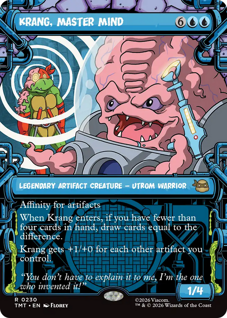 Krang, Master Mind (Showcase) [Teenage Mutant Ninja Turtles] | Shuffle n Cut Hobbies & Games