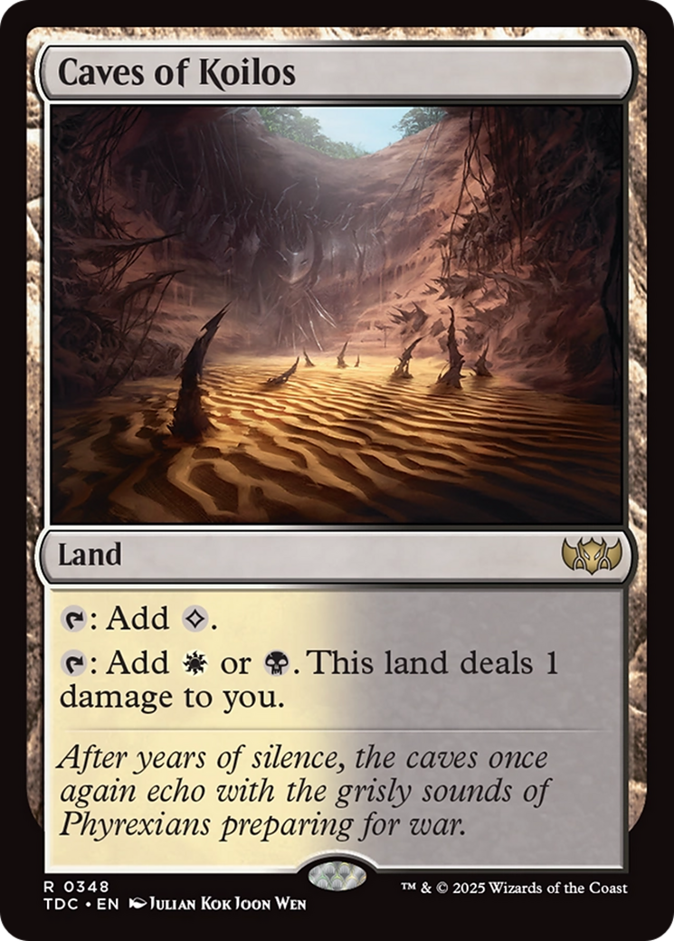 Caves of Koilos [Tarkir: Dragonstorm Commander] | Shuffle n Cut Hobbies & Games
