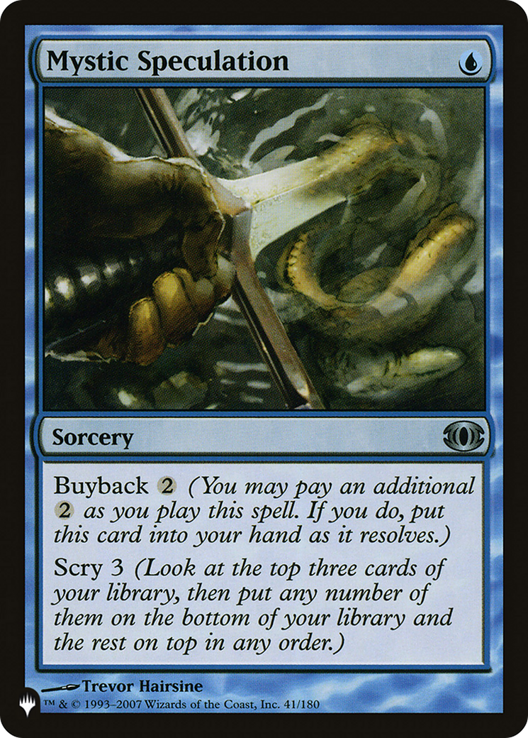 Mystic Speculation [The List] | Shuffle n Cut Hobbies & Games