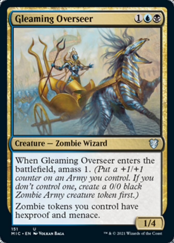 Gleaming Overseer [Innistrad: Midnight Hunt Commander] | Shuffle n Cut Hobbies & Games