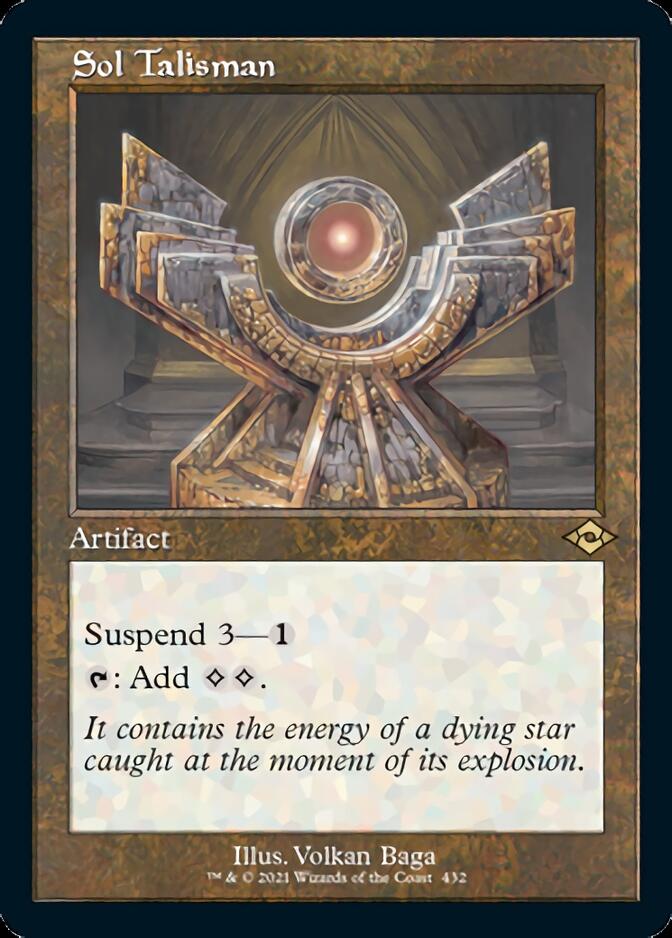 Sol Talisman (Retro) [Modern Horizons 2] | Shuffle n Cut Hobbies & Games