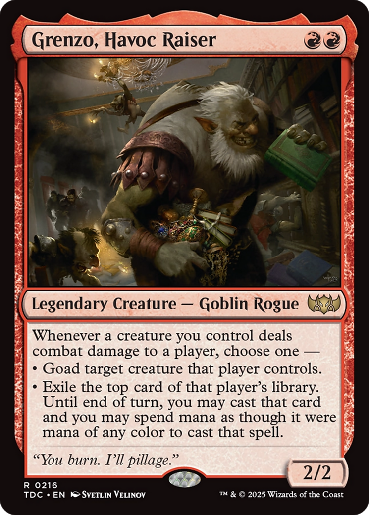 Grenzo, Havoc Raiser [Tarkir: Dragonstorm Commander] | Shuffle n Cut Hobbies & Games