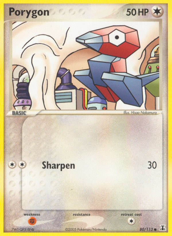 Porygon (80/113) [EX: Delta Species] | Shuffle n Cut Hobbies & Games