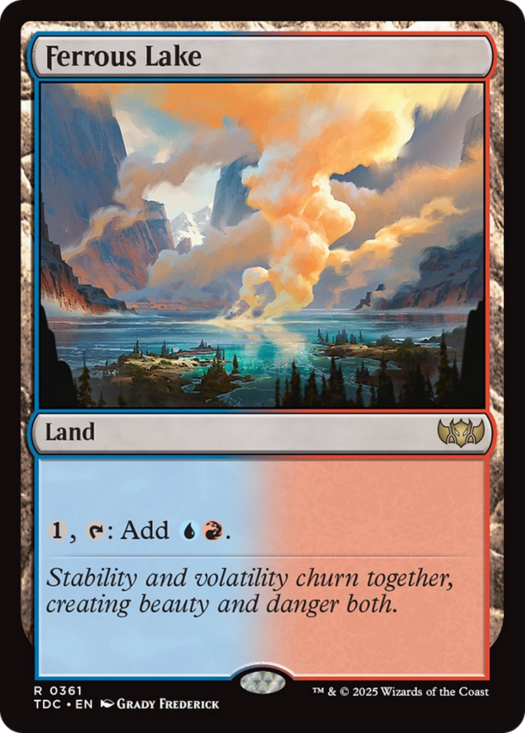 Ferrous Lake [Tarkir: Dragonstorm Commander] | Shuffle n Cut Hobbies & Games