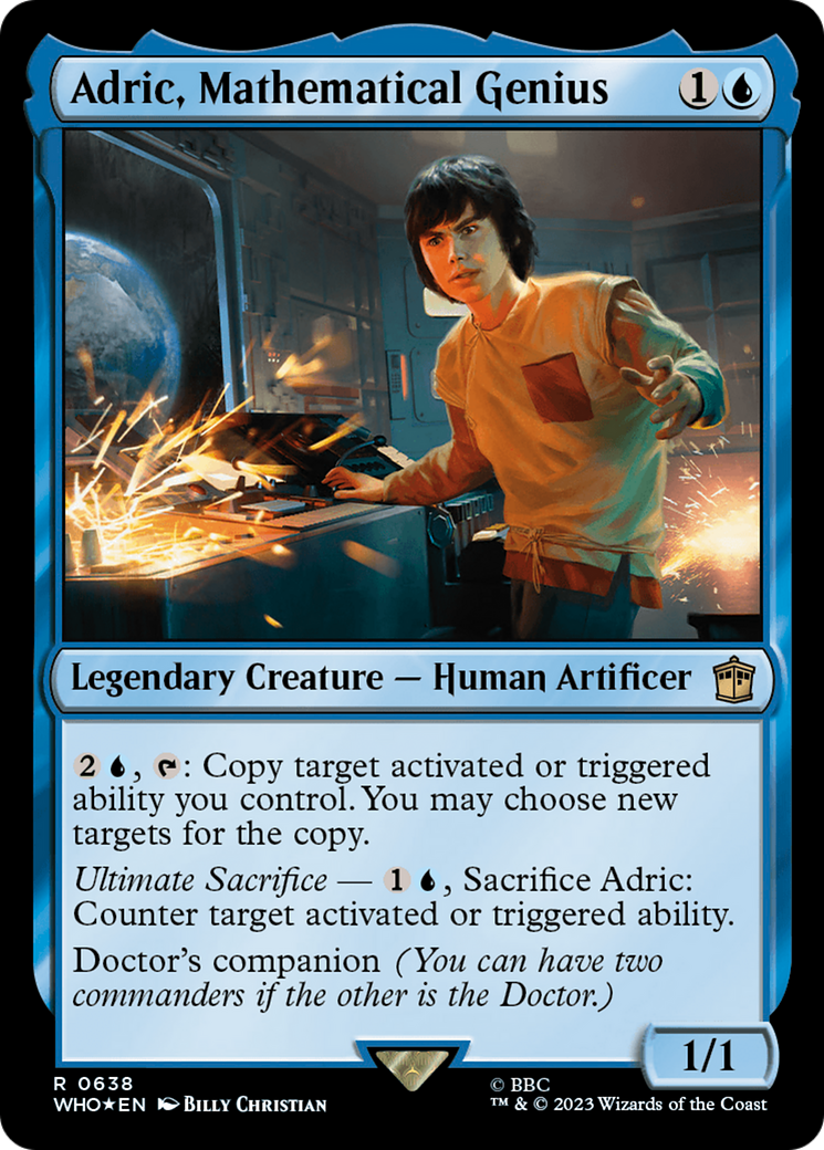 Adric, Mathematical Genius (Surge Foil) [Doctor Who] | Shuffle n Cut Hobbies & Games