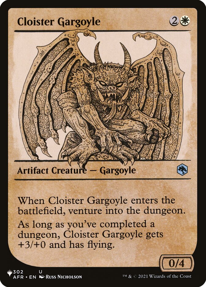 Cloister Gargoyle (Showcase) [The List] | Shuffle n Cut Hobbies & Games