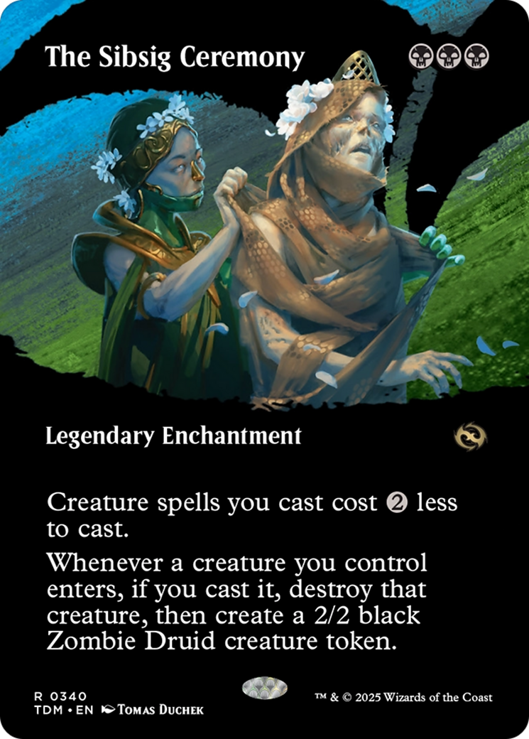 The Sibsig Ceremony (Borderless) [Tarkir: Dragonstorm] | Shuffle n Cut Hobbies & Games