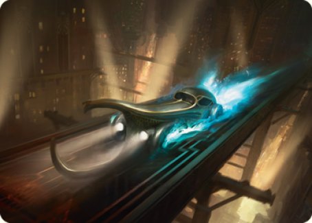 Run Out of Town Art Card [Streets of New Capenna Art Series] | Shuffle n Cut Hobbies & Games