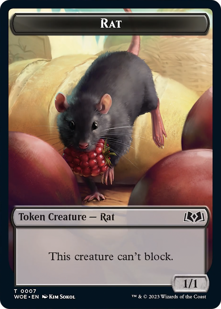 Eldrazi Spawn (MH3) // Rat (WOE) Double-Sided Token [The List] | Shuffle n Cut Hobbies & Games