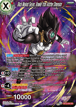 Black Masked Saiyan, Brawler from Another Dimension (BT13-004) [Supreme Rivalry] | Shuffle n Cut Hobbies & Games