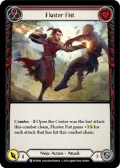 Fluster Fist (Red) [U-WTR086] (Welcome to Rathe Unlimited)  Unlimited Rainbow Foil | Shuffle n Cut Hobbies & Games