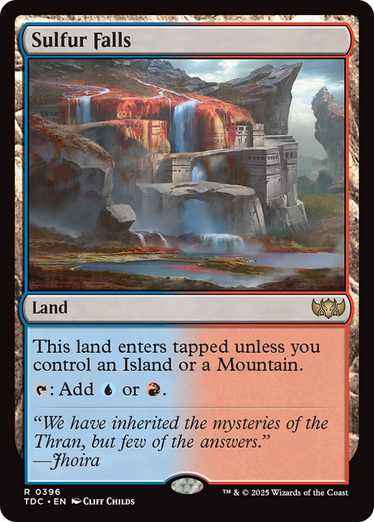 Sulfur Falls [Tarkir: Dragonstorm Commander] | Shuffle n Cut Hobbies & Games