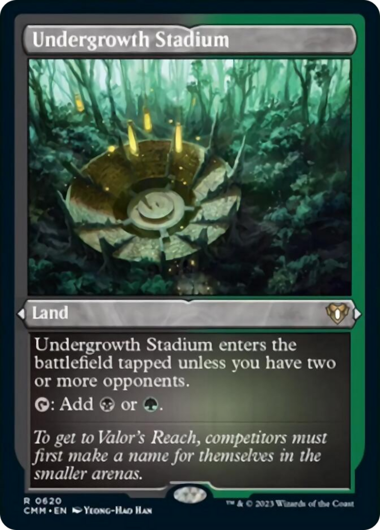 Undergrowth Stadium (Foil Etched) [Commander Masters] | Shuffle n Cut Hobbies & Games