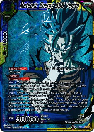 Meteoric Energy SSB Vegito (SPR Signature) (BT7-118) [Assault of the Saiyans] | Shuffle n Cut Hobbies & Games