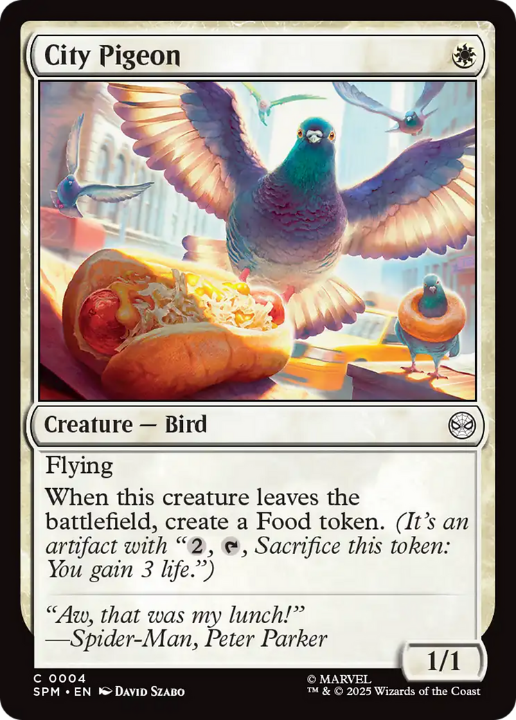 City Pigeon [Marvel's Spider-Man] | Shuffle n Cut Hobbies & Games