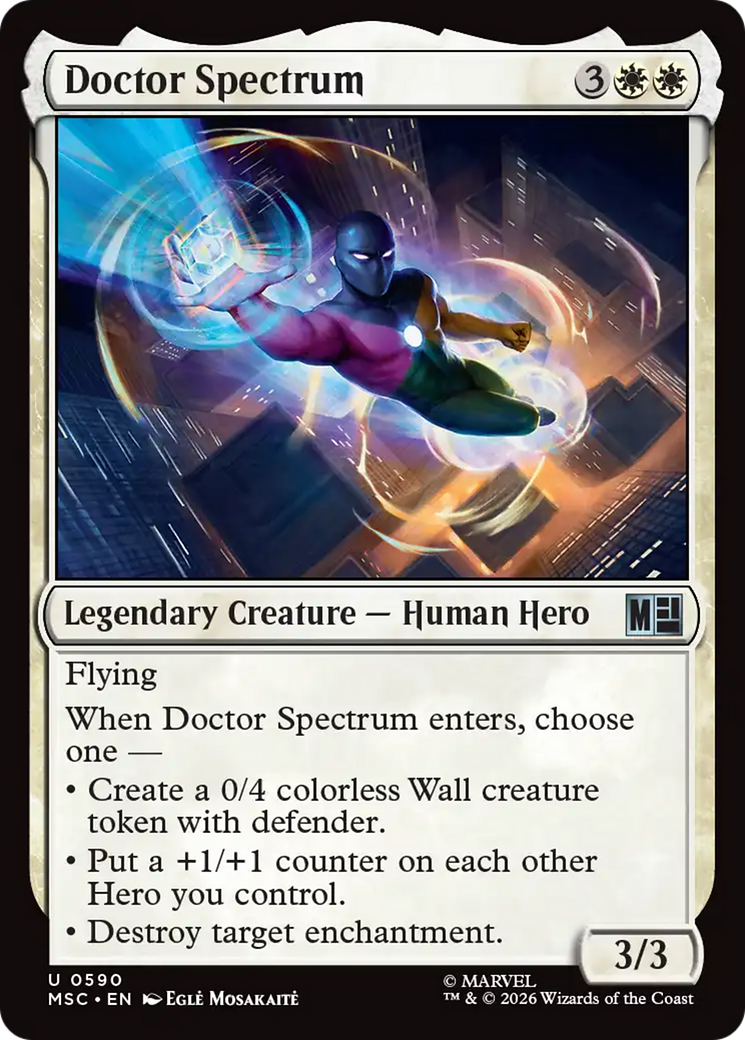Doctor Spectrum [Marvel Super Heroes Commander] | Shuffle n Cut Hobbies & Games