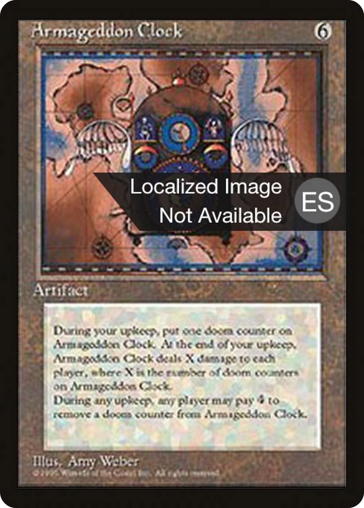 Armageddon Clock [Fourth Edition Foreign Black Border] | Shuffle n Cut Hobbies & Games
