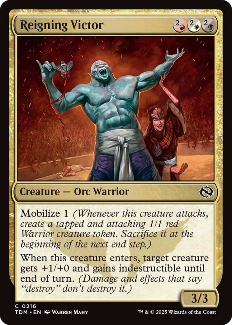 Reigning Victor [Tarkir: Dragonstorm] | Shuffle n Cut Hobbies & Games