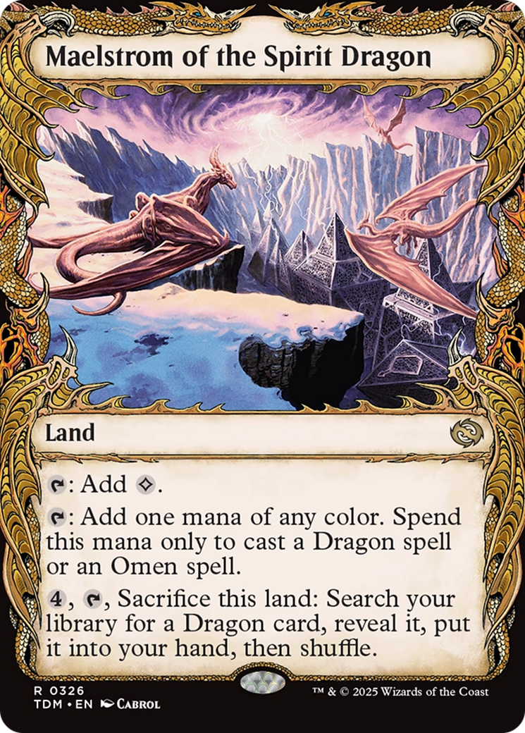 Maelstrom of the Spirit Dragon (Showcase) [Tarkir: Dragonstorm] | Shuffle n Cut Hobbies & Games