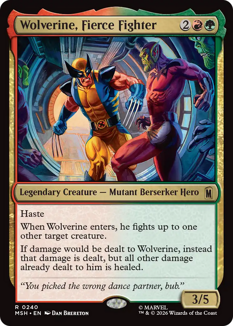 Wolverine, Fierce Fighter [Marvel Super Heroes] | Shuffle n Cut Hobbies & Games