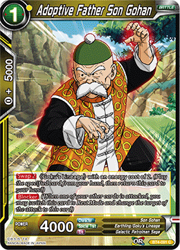 Adoptive Father Son Gohan (Reprint) (BT4-091) [Battle Evolution Booster] | Shuffle n Cut Hobbies & Games