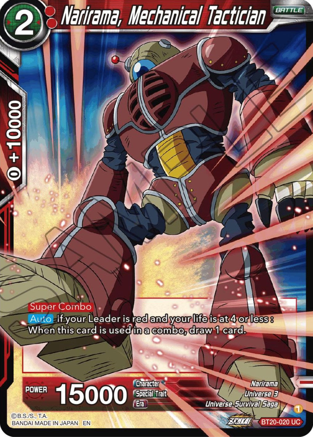 Narirama, Mechanical Tactician (BT20-020) [Power Absorbed] | Shuffle n Cut Hobbies & Games