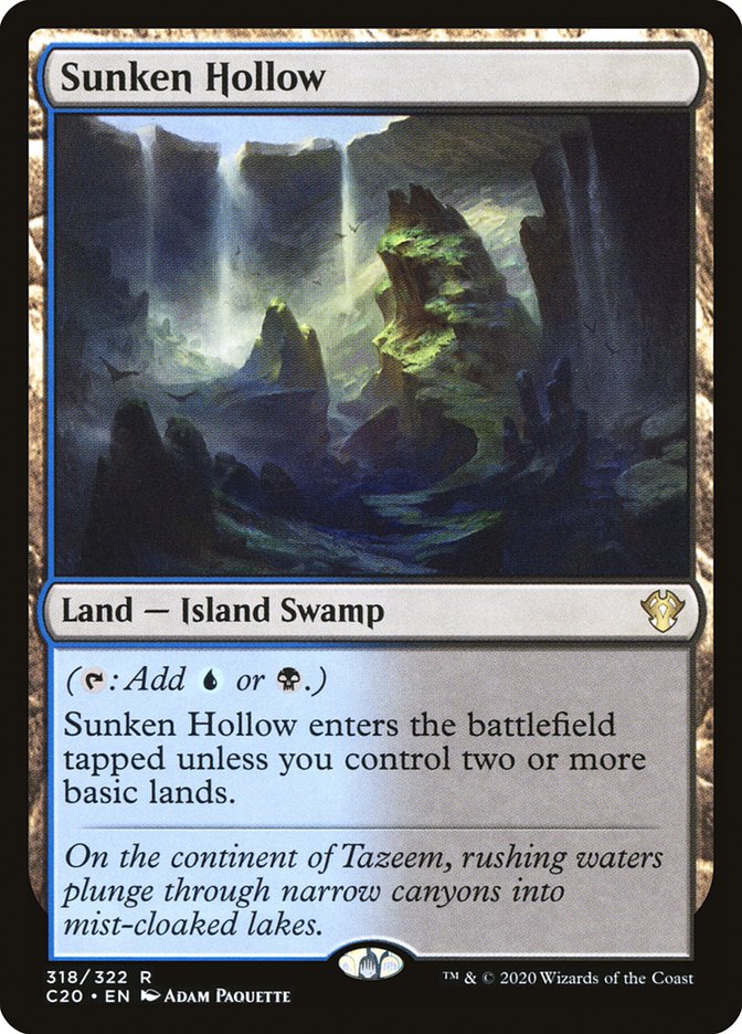 Sunken Hollow [Commander 2020] | Shuffle n Cut Hobbies & Games