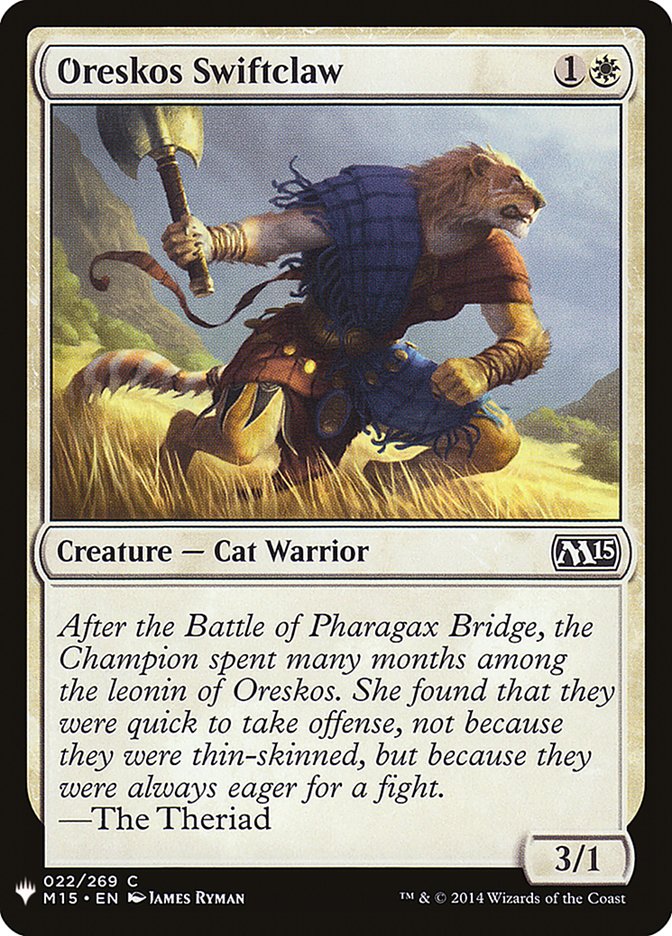 Oreskos Swiftclaw [Mystery Booster] | Shuffle n Cut Hobbies & Games