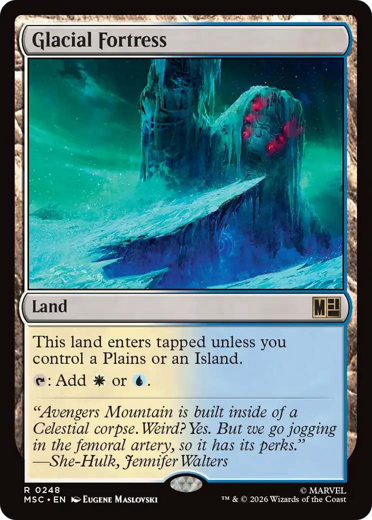 Glacial Fortress [Marvel Super Heroes Commander] | Shuffle n Cut Hobbies & Games