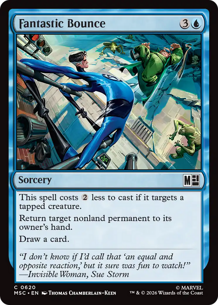 Fantastic Bounce [Marvel Super Heroes Commander] | Shuffle n Cut Hobbies & Games