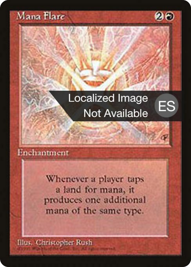 Mana Flare [Fourth Edition Foreign Black Border] | Shuffle n Cut Hobbies & Games