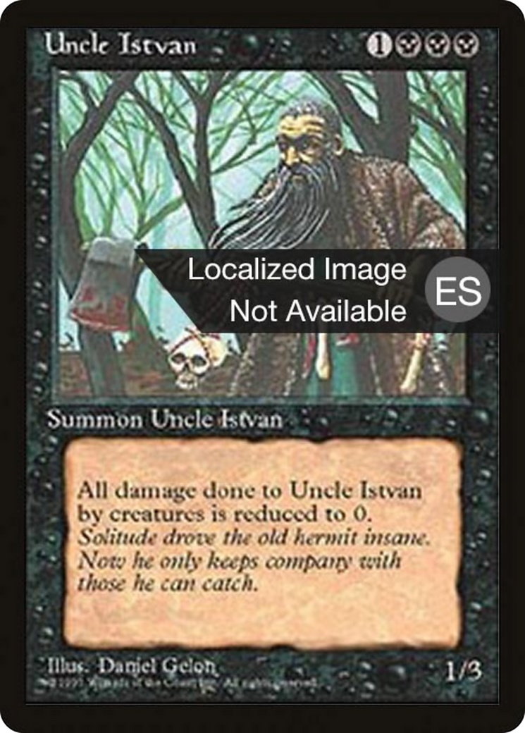 Uncle Istvan [Fourth Edition Foreign Black Border] | Shuffle n Cut Hobbies & Games