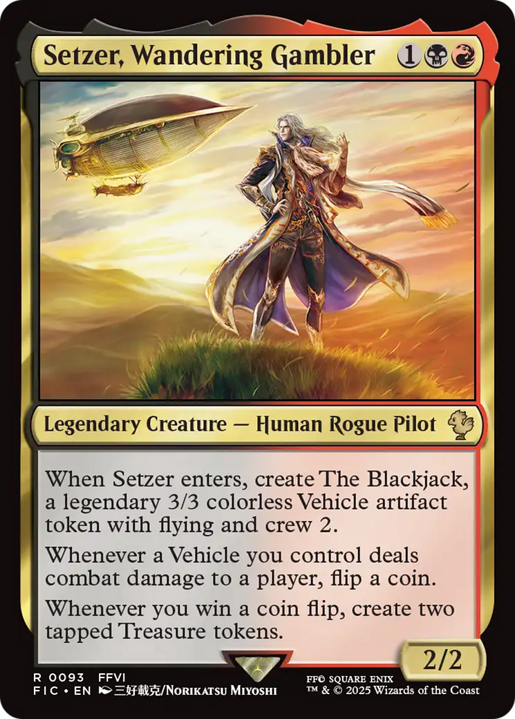 Setzer, Wandering Gambler [FINAL FANTASY Commander] | Shuffle n Cut Hobbies & Games