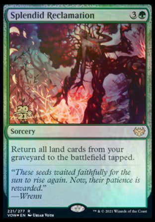 Splendid Reclamation [Innistrad: Crimson Vow Prerelease Promos] | Shuffle n Cut Hobbies & Games