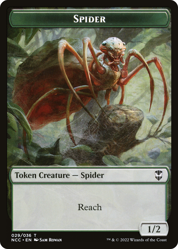 Treasure // Spider Double-Sided Token [The List] | Shuffle n Cut Hobbies & Games