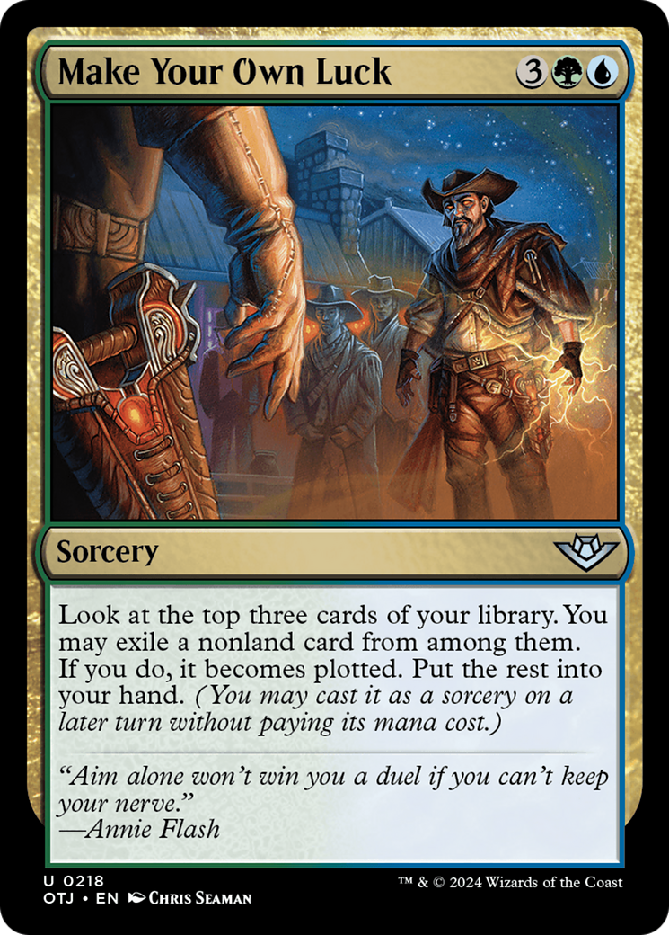 Make Your Own Luck [Outlaws of Thunder Junction] | Shuffle n Cut Hobbies & Games